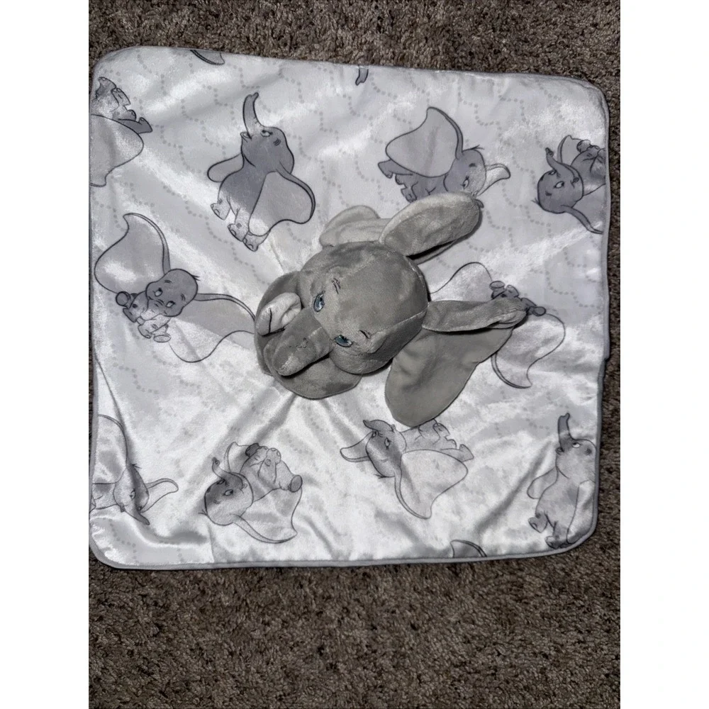 Disney Baby Dumbo Elephant‎ Baby Lovey Security Blanket New With Tag